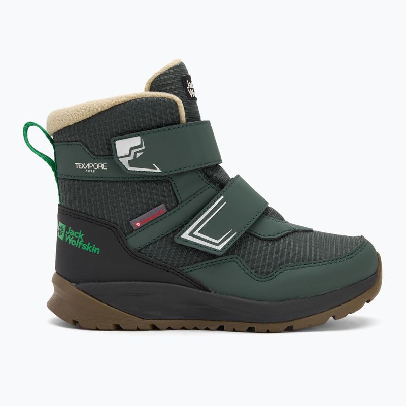 Încălțăminte pentru copii Jack Wolfskin Polar Bear-B Texapore Mid Vc mystic green 2