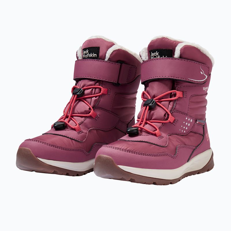 Încălțăminte pentru copii Jack Wolfskin Polar Bear-G Texapore High Vc raisin 3