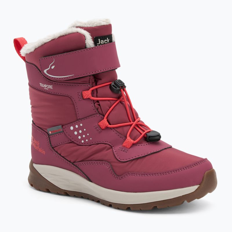 Încălțăminte pentru copii Jack Wolfskin Polar Bear-G Texapore High Vc raisin