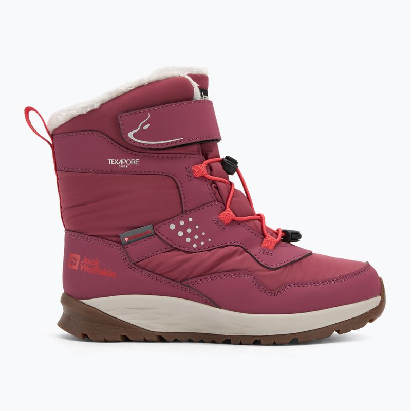 Încălțăminte pentru copii Jack Wolfskin Polar Bear-G Texapore High Vc raisin 2