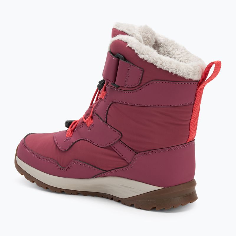Încălțăminte pentru copii Jack Wolfskin Polar Bear-G Texapore High Vc raisin 3