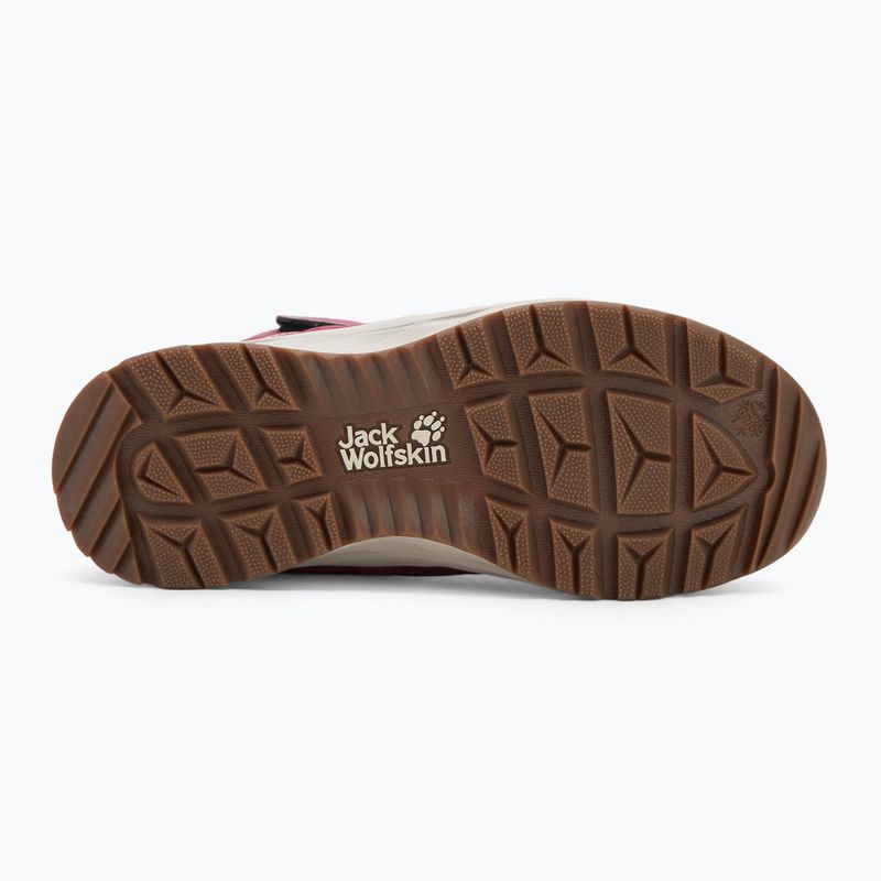 Încălțăminte pentru copii Jack Wolfskin Polar Bear-G Texapore High Vc raisin 4