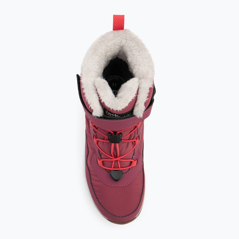 Încălțăminte pentru copii Jack Wolfskin Polar Bear-G Texapore High Vc raisin 5