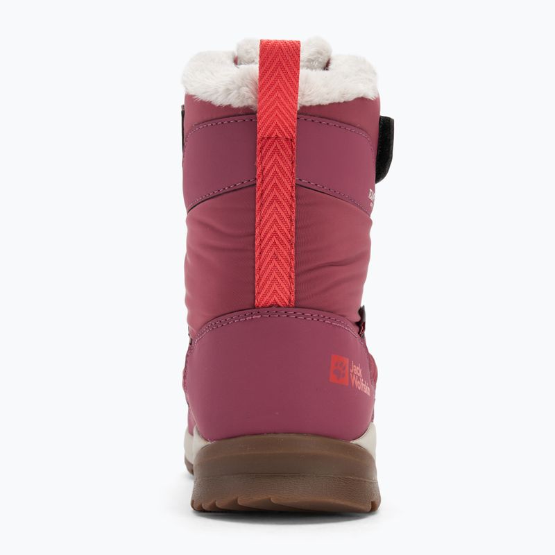 Încălțăminte pentru copii Jack Wolfskin Polar Bear-G Texapore High Vc raisin 6