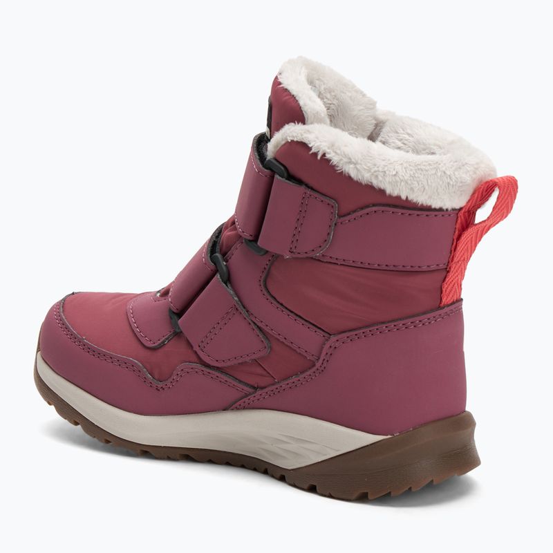 Încălțăminte pentru copii Jack Wolfskin Polar Bear-B Texapore Mid Vc raisin 3