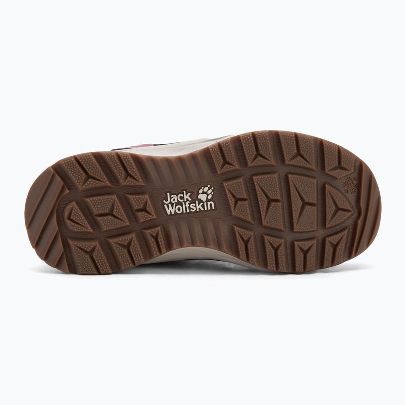 Încălțăminte pentru copii Jack Wolfskin Polar Bear-B Texapore Mid Vc raisin 4