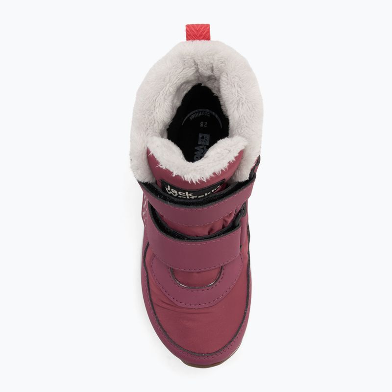 Încălțăminte pentru copii Jack Wolfskin Polar Bear-B Texapore Mid Vc raisin 5