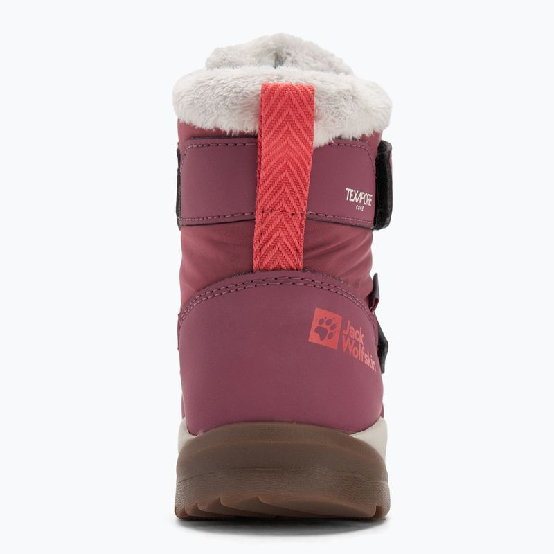 Încălțăminte pentru copii Jack Wolfskin Polar Bear-B Texapore Mid Vc raisin 6