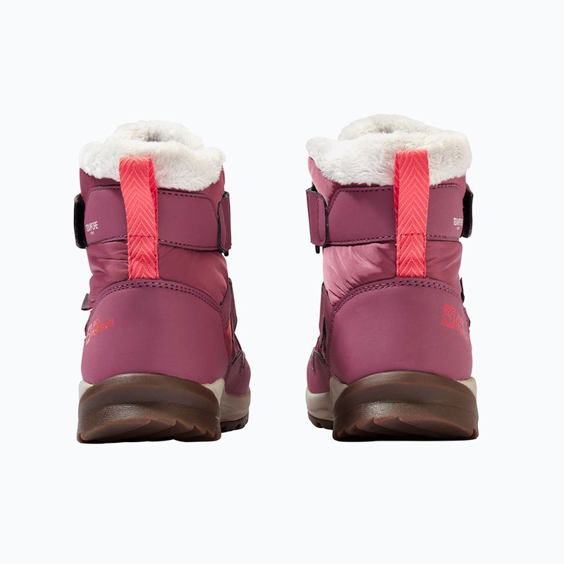 Încălțăminte pentru copii Jack Wolfskin Polar Bear-B Texapore Mid Vc raisin 4