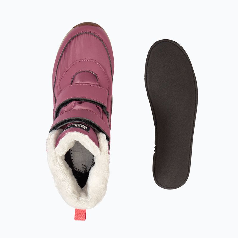 Încălțăminte pentru copii Jack Wolfskin Polar Bear-B Texapore Mid Vc raisin 6