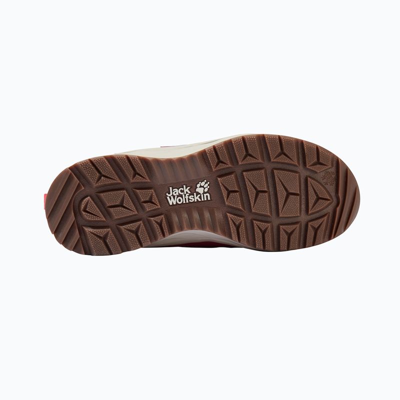 Încălțăminte pentru copii Jack Wolfskin Polar Bear-B Texapore Mid Vc raisin 7