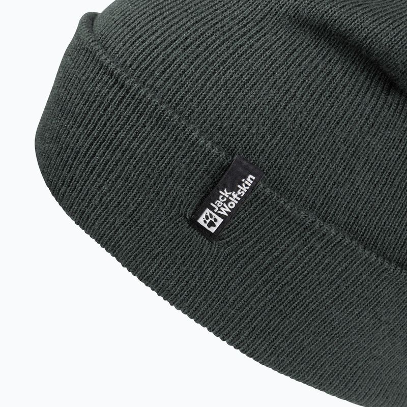 Căciulă de iarnă Jack Wolfskin Rib slate green 3