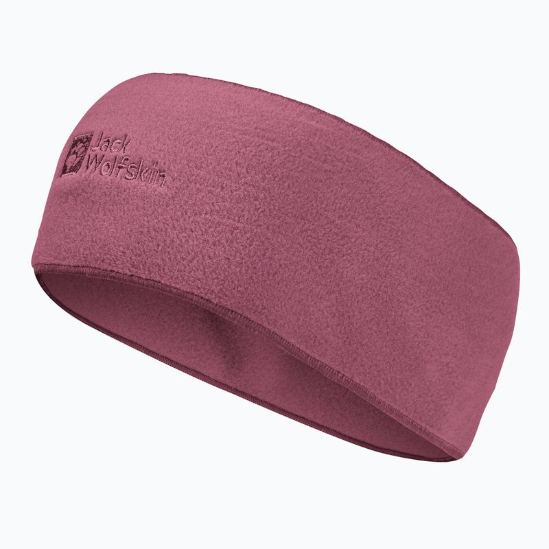 Bentiță fleece Jack Wolfskin Real Stuff raisin