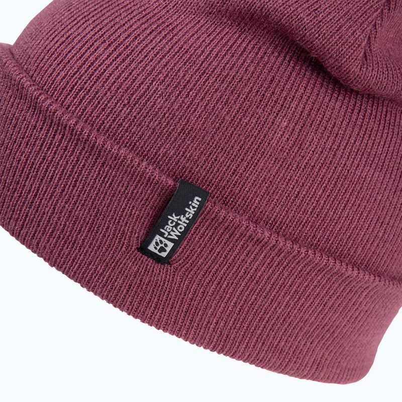 Căciulă de iarnă Jack Wolfskin Rib raisin 3