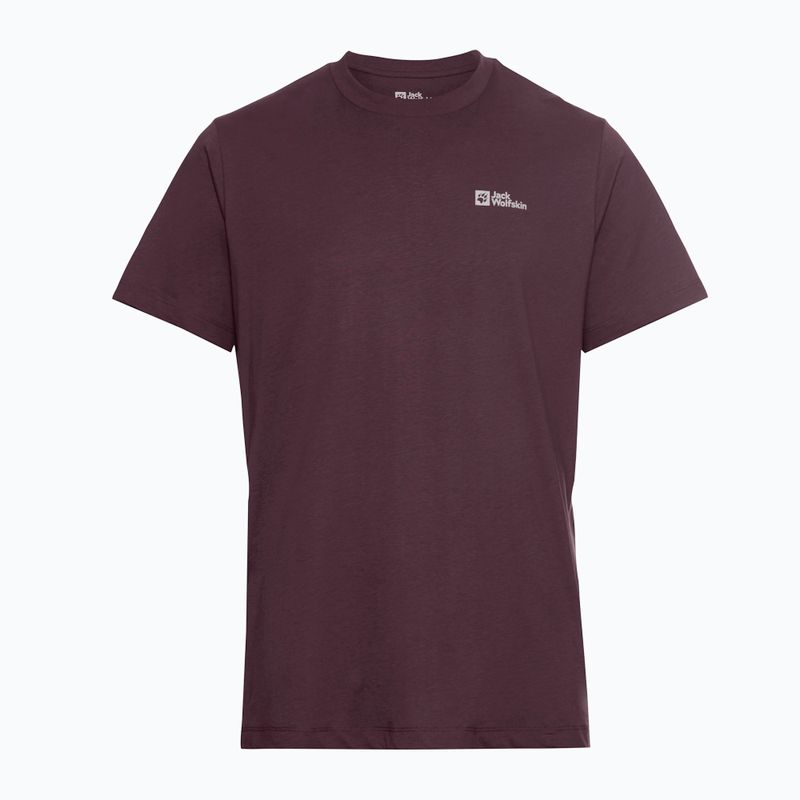 Tricou bărbați Jack Wolfskin Essential amaranth 6