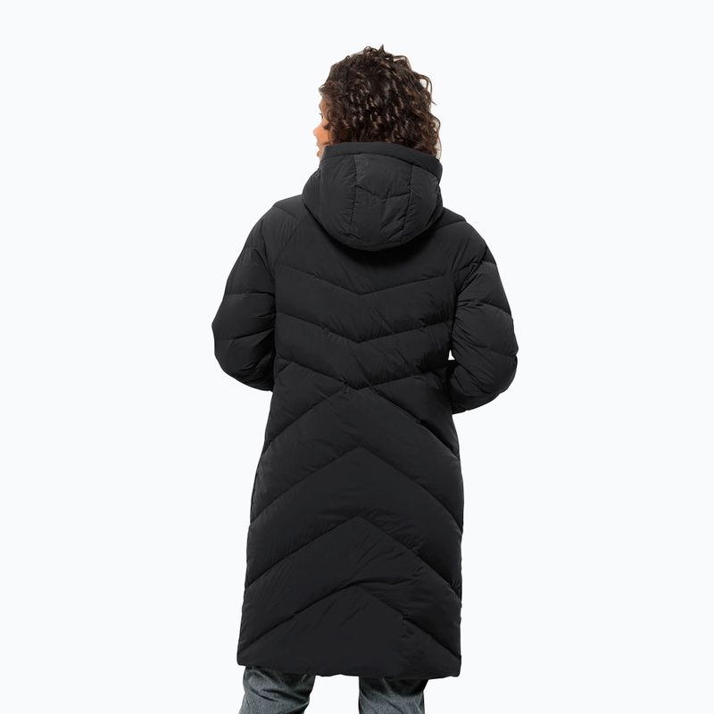 Palton cu puf pentru femei Jack Wolfskin Marienplatz Coat black 2