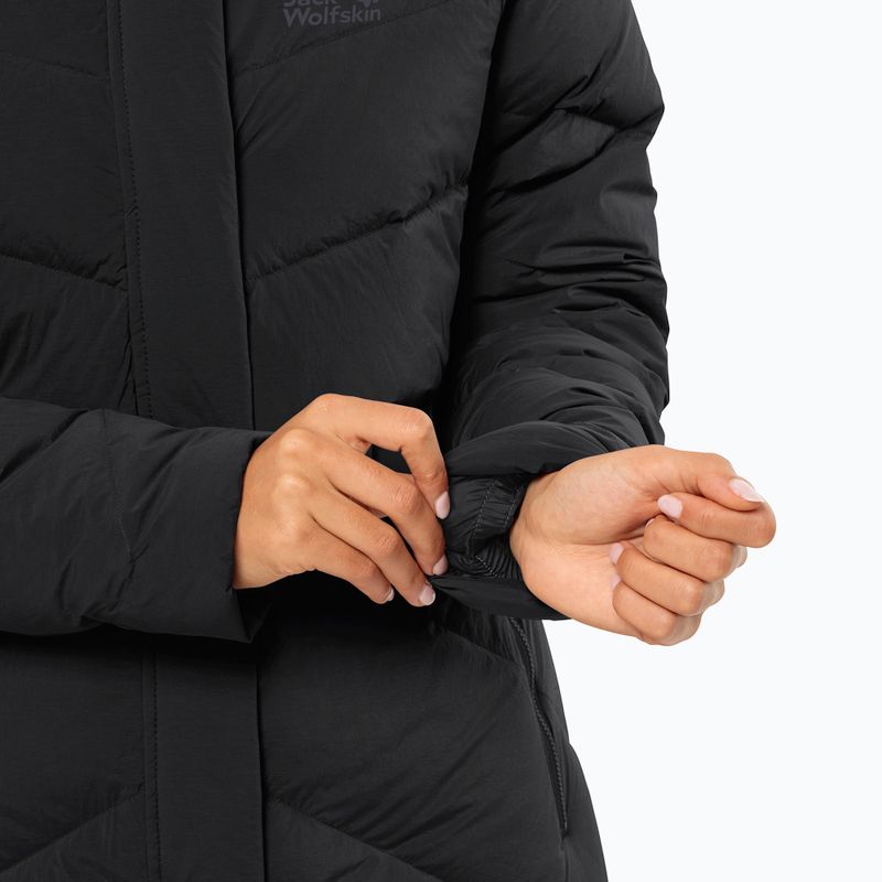 Palton cu puf pentru femei Jack Wolfskin Marienplatz Coat black 5