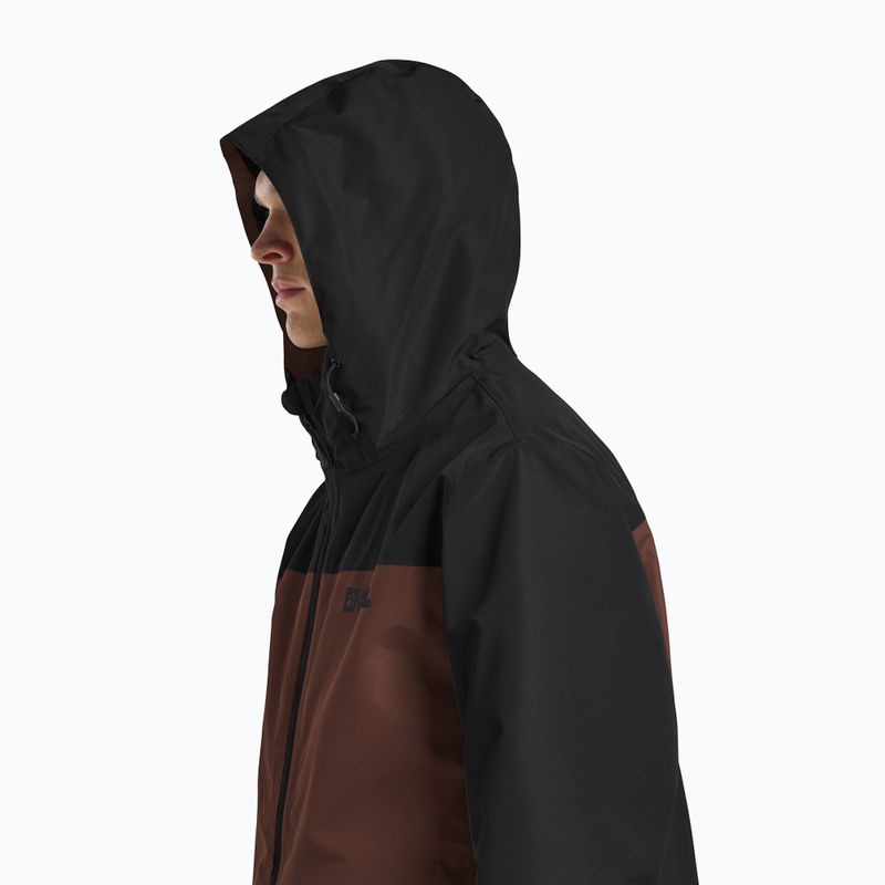 Geacă 3în1 pentru bărbați Jack Wolfskin Taubenberg 3In1 hot choc 7