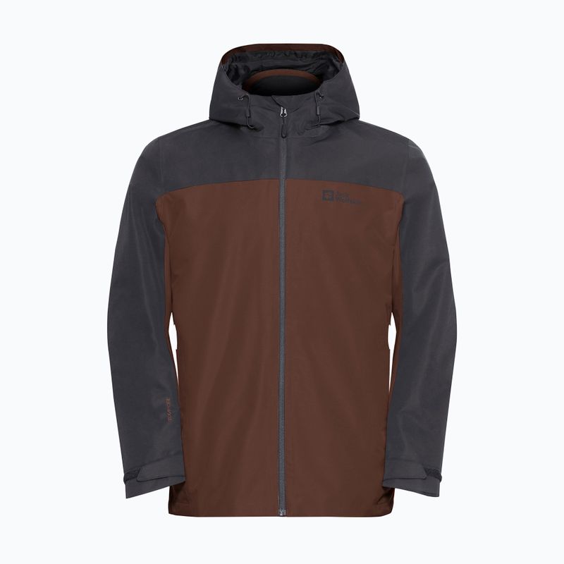 Geacă 3în1 pentru bărbați Jack Wolfskin Taubenberg 3In1 hot choc 10