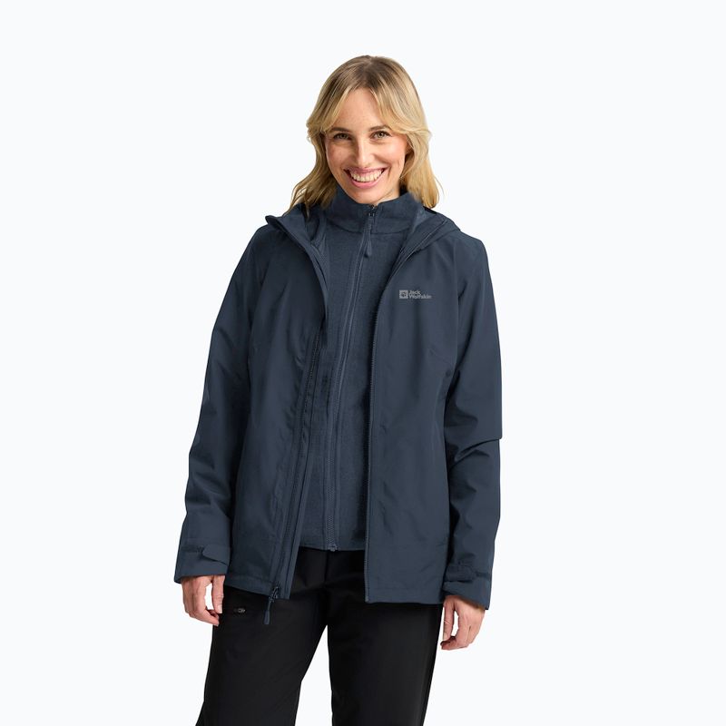 Geacă 3în1 pentru femei Jack Wolfskin Moonrise 3In1 midnight sky 4