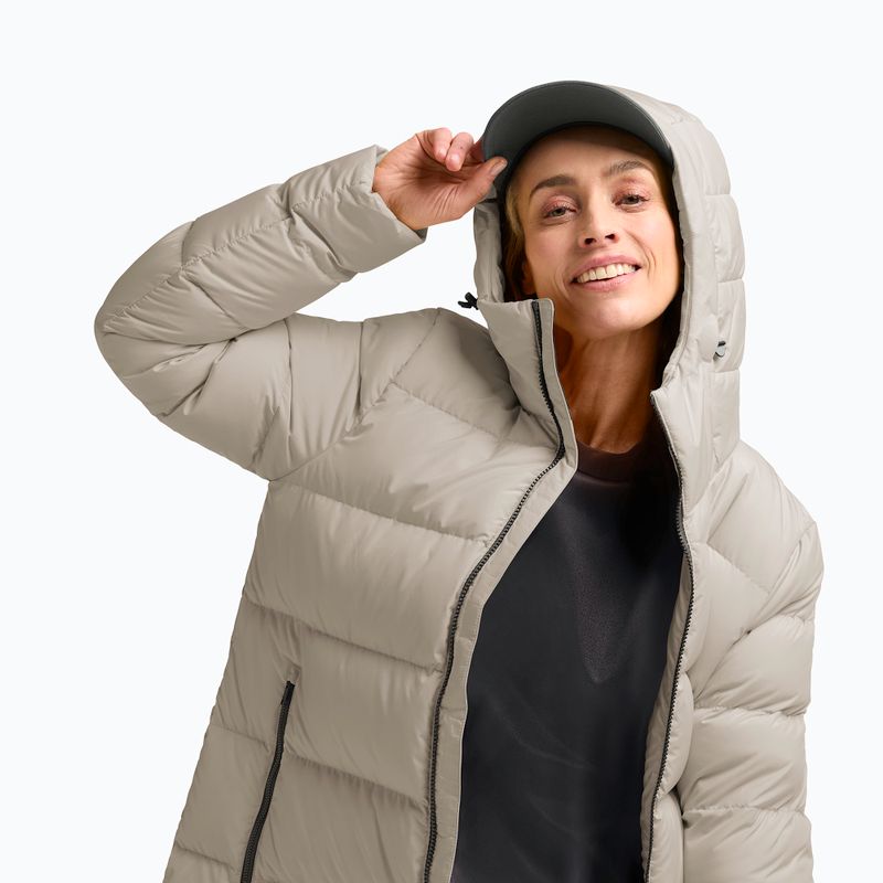 Palton de puf pentru femei Jack Wolfskin Frozen Palace pale sand 5