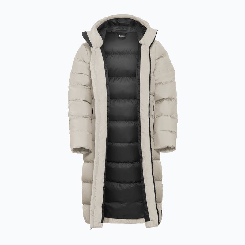 Palton de puf pentru femei Jack Wolfskin Frozen Palace pale sand 11