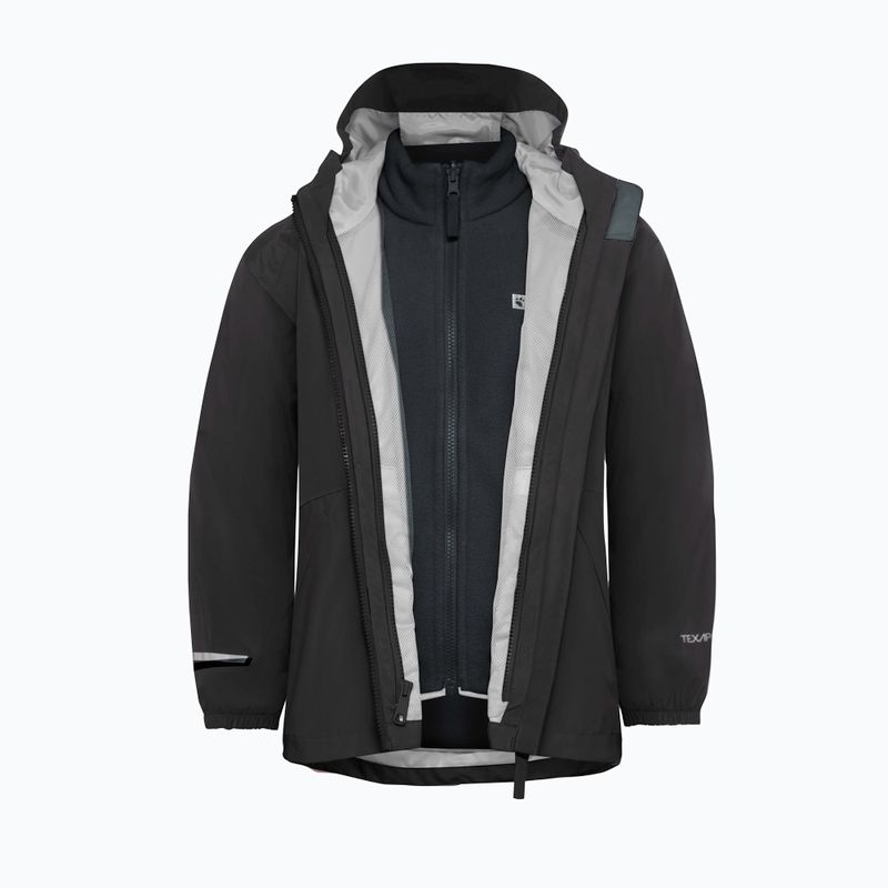 Geacă 3în1 pentru copii Jack Wolfskin Iceland 3IN1 black 3