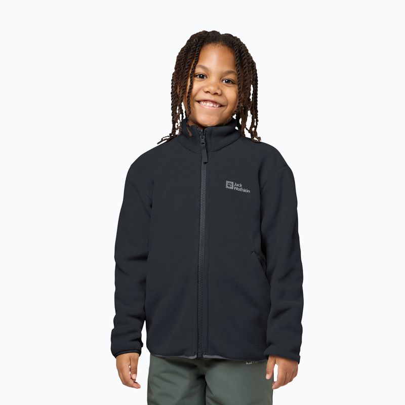 Geacă 3în1 pentru copii Jack Wolfskin Iceland 3IN1 black 9