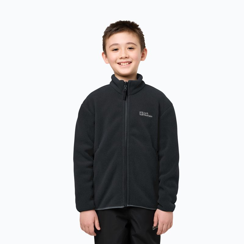 Geacă 3în1 pentru copii Jack Wolfskin Iceland 3IN1 black 14