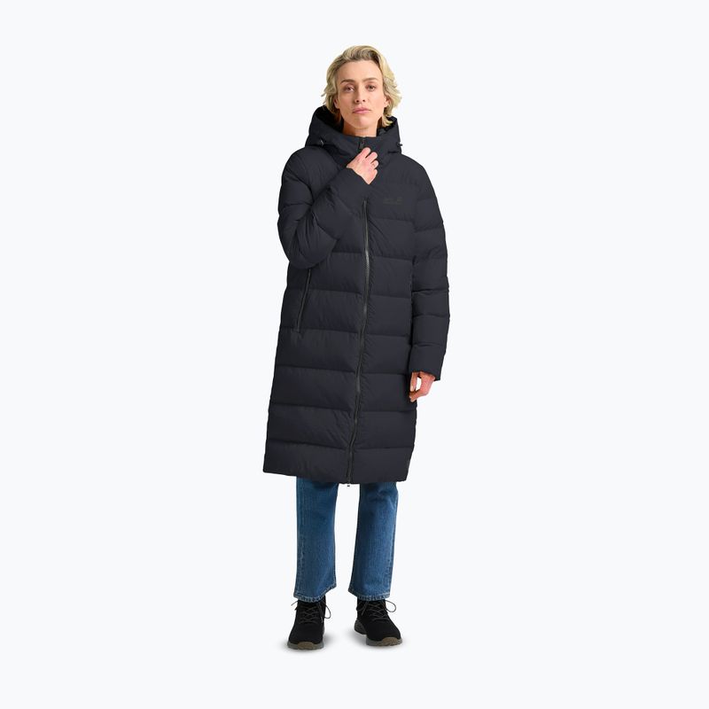 Palton cu puf pentru femei Jack Wolfskin Frozen Palace Coat dark navy