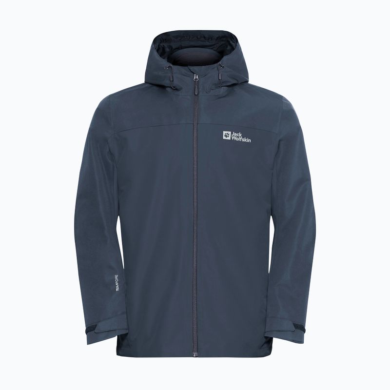 Geacă 3în1 pentru bărbați Jack Wolfskin Taubenberg 3In1 midnight sky 10