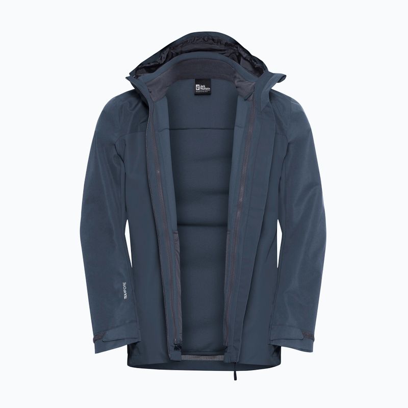 Geacă 3în1 pentru bărbați Jack Wolfskin Taubenberg 3In1 midnight sky 13