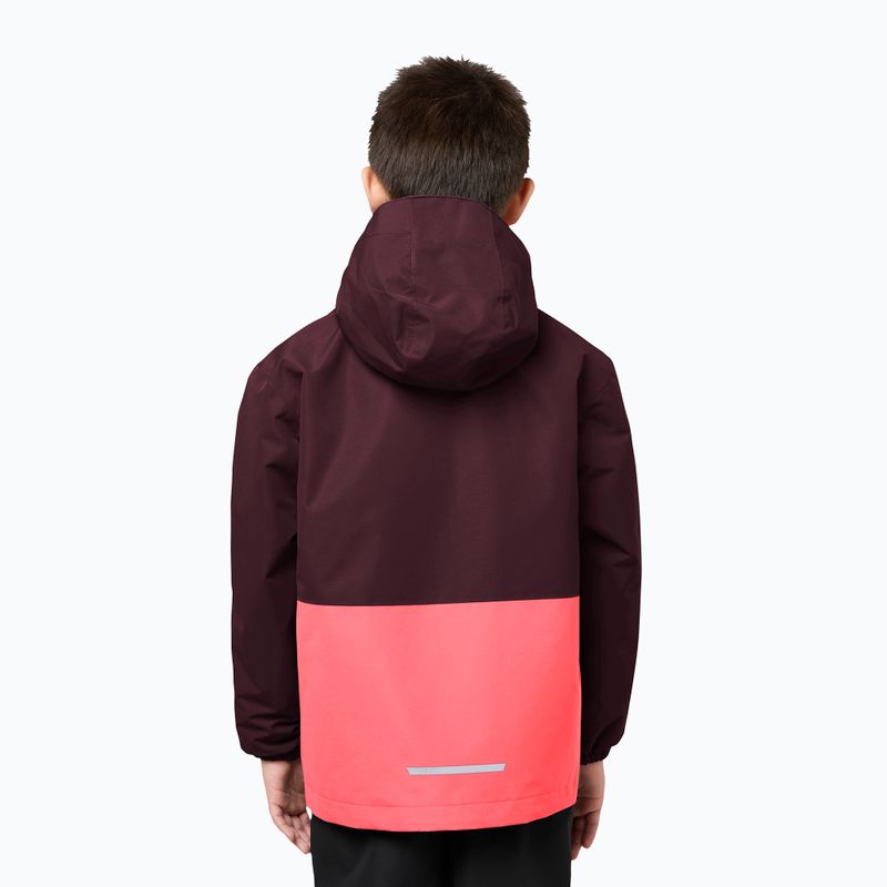 Geacă 3în1 pentru copii Jack Wolfskin Iceland 3IN1 sunset coral 14