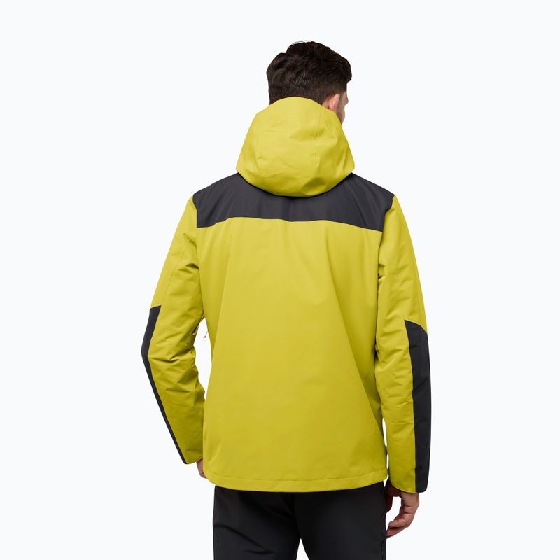 Geacă 3în1 pentru bărbați Jack Wolfskin Jasper 3In1 chartreuse 3