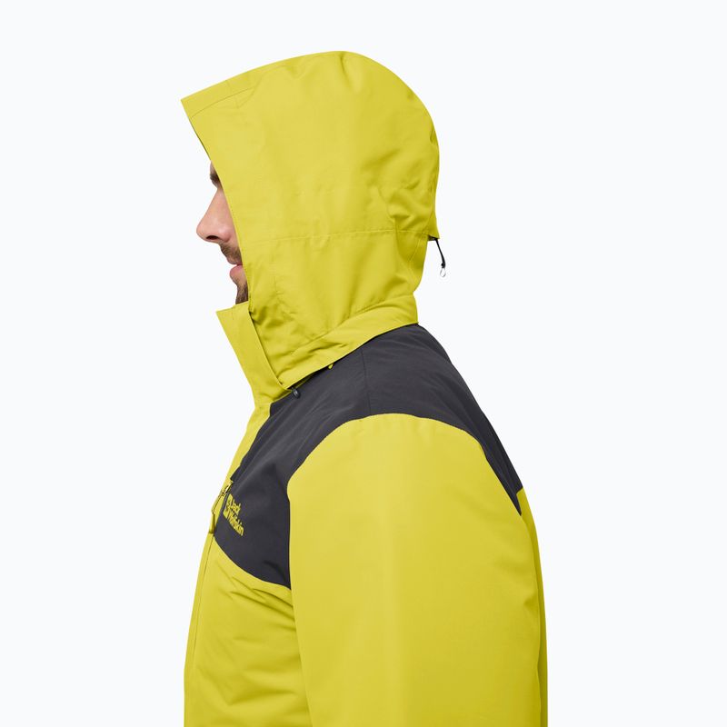 Geacă 3în1 pentru bărbați Jack Wolfskin Jasper 3In1 chartreuse 7
