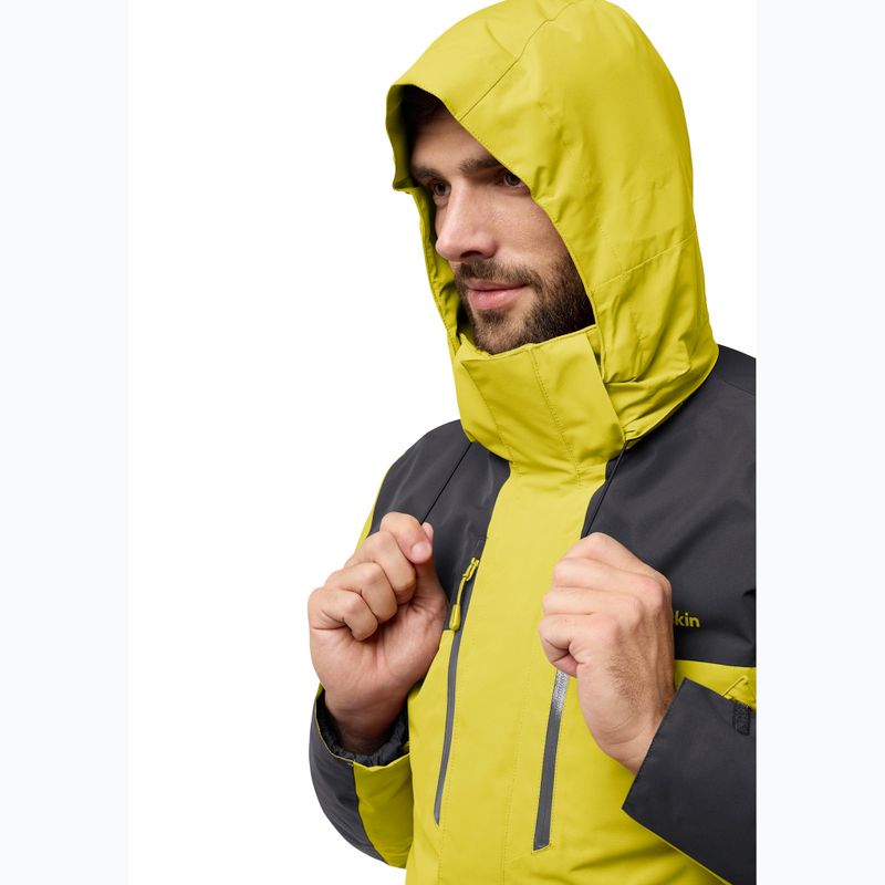 Geacă 3în1 pentru bărbați Jack Wolfskin Jasper 3In1 chartreuse 8