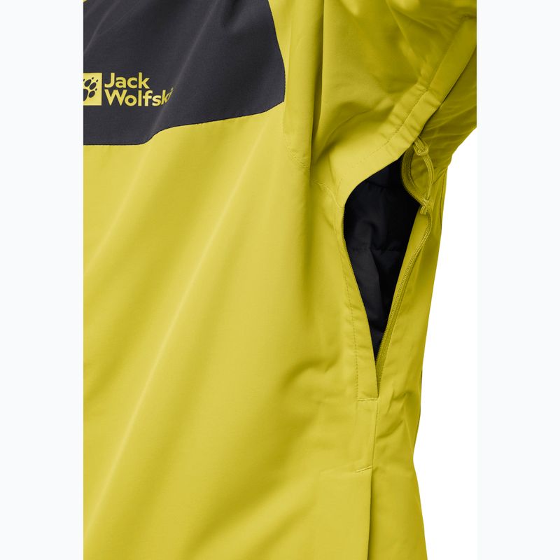 Geacă 3în1 pentru bărbați Jack Wolfskin Jasper 3In1 chartreuse 10