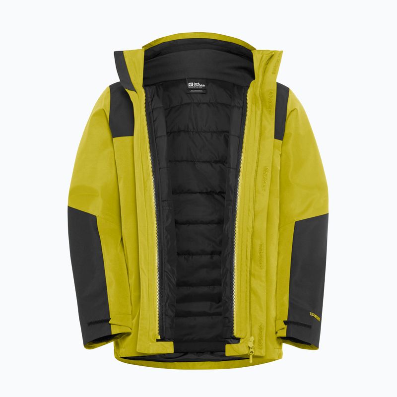 Geacă 3în1 pentru bărbați Jack Wolfskin Jasper 3In1 chartreuse 21