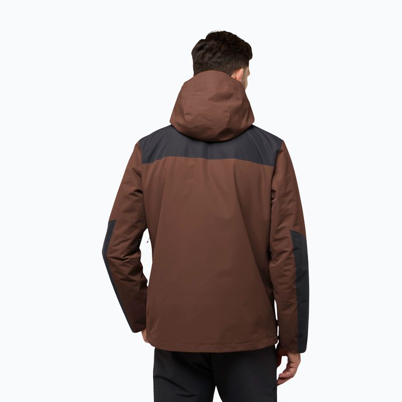 Geacă 3în1 pentru bărbați Jack Wolfskin Jasper 3In1 hot choc 3