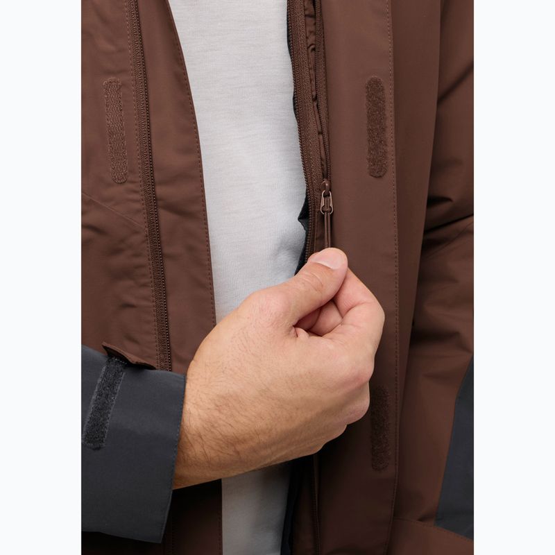 Geacă 3în1 pentru bărbați Jack Wolfskin Jasper 3In1 hot choc 16