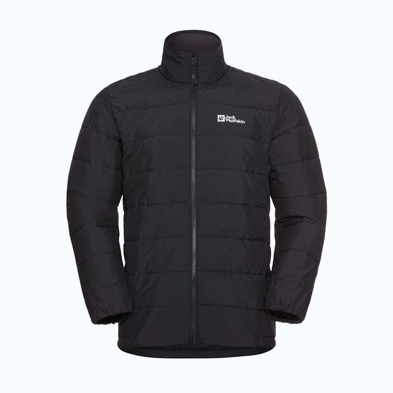 Geacă 3în1 pentru bărbați Jack Wolfskin Jasper 3In1 hot choc 23