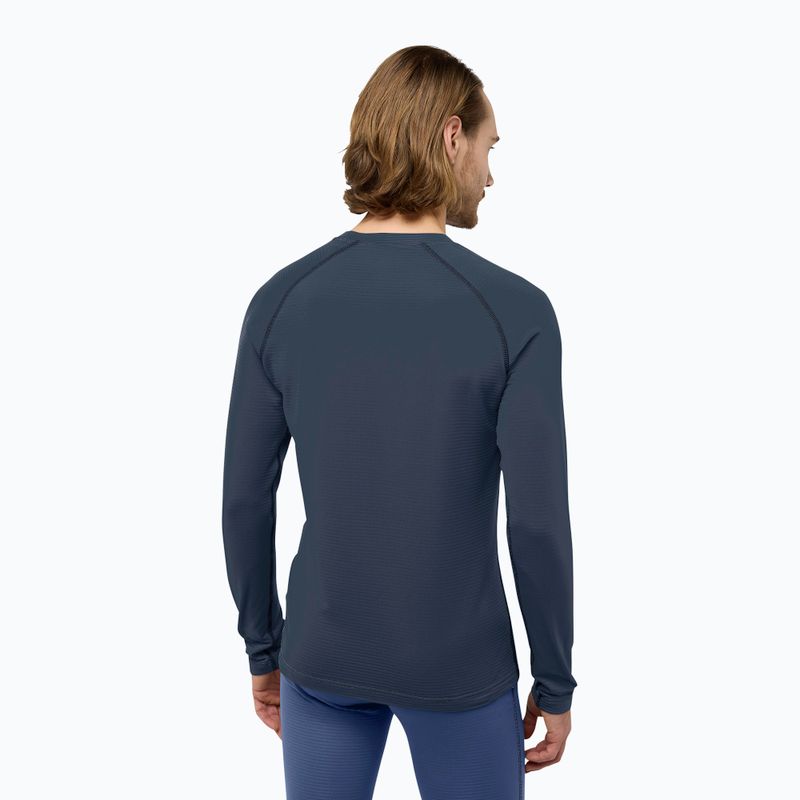 Longsleeve termoactiv pentru bărbați Jack Wolfskin Infinite Warm midnight sky 2