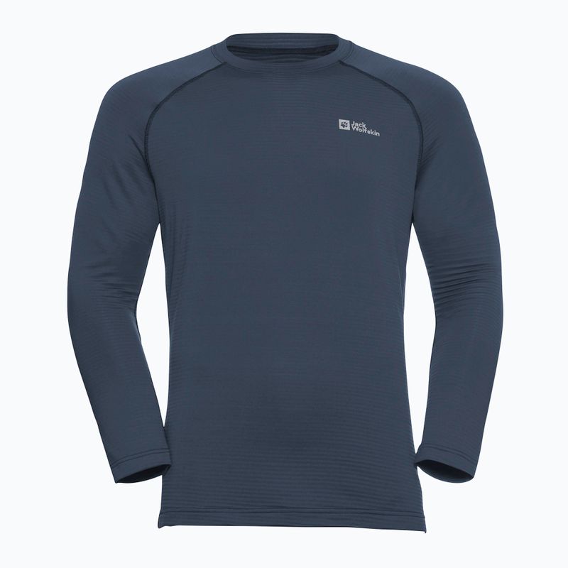 Longsleeve termoactiv pentru bărbați Jack Wolfskin Infinite Warm midnight sky 3