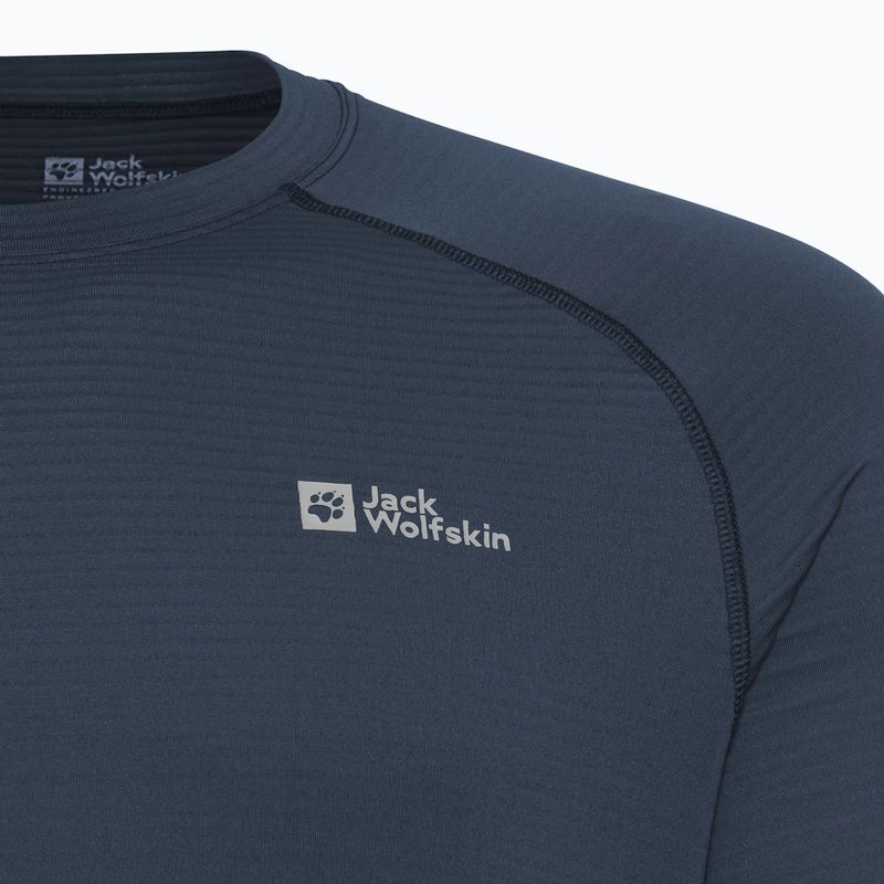 Longsleeve termoactiv pentru bărbați Jack Wolfskin Infinite Warm midnight sky 5