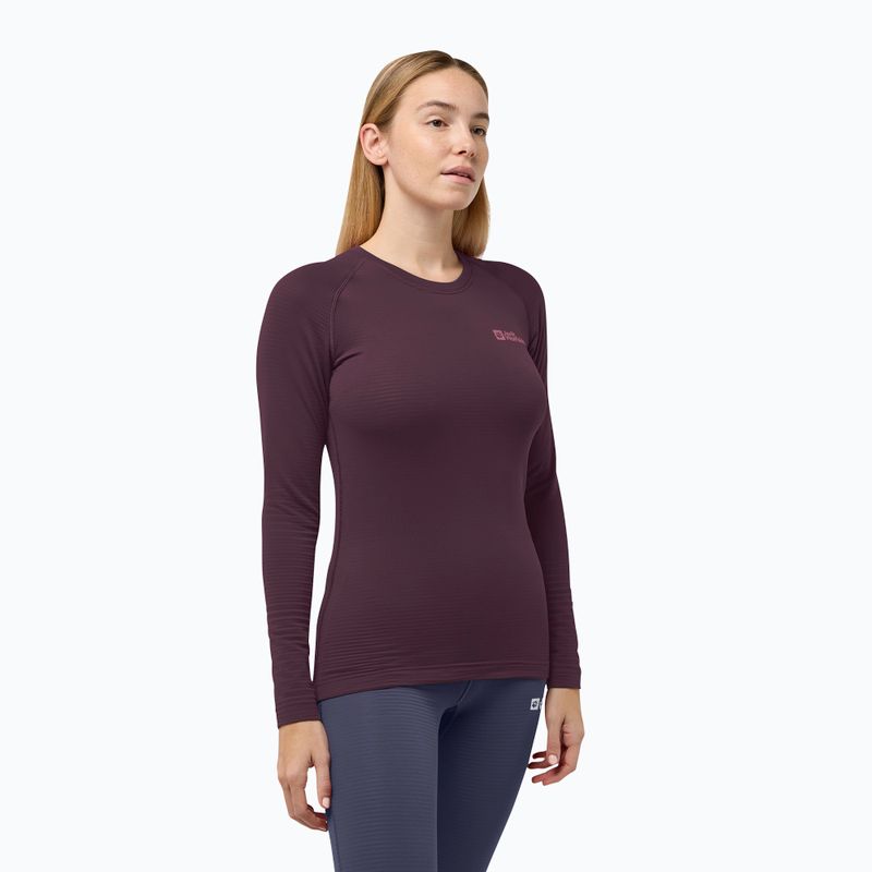 Bluză termică damă Jack Wolfskin Infinite Warm amaranth