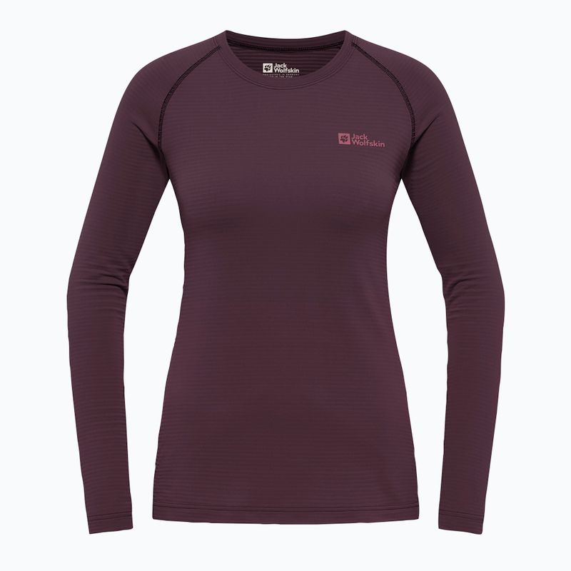 Longsleeve termoactiv pentru femei Jack Wolfskin Infinite Warm amaranth 3
