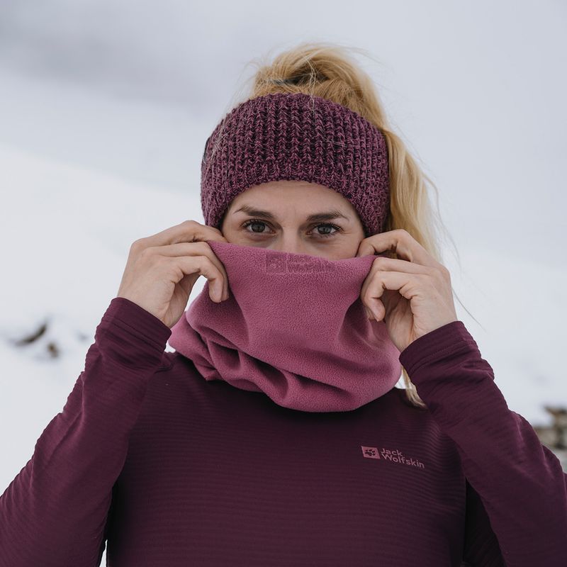 Longsleeve termoactiv pentru femei Jack Wolfskin Infinite Warm amaranth 6
