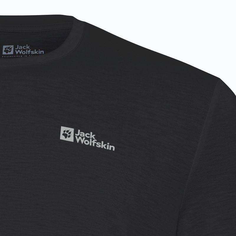 Longsleeve pentru bărbați Jack Wolfskin Vonnan black 5