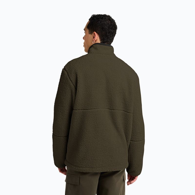 Bluză fleece pentru bărbați Jack Wolfskin Stone Lite obsidian moss 3