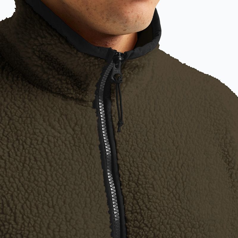 Bluză fleece pentru bărbați Jack Wolfskin Stone Lite obsidian moss 4